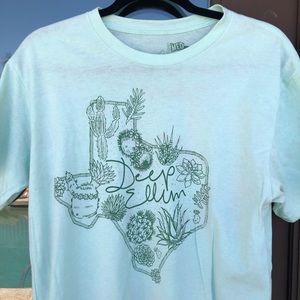 Deep Ellum Texas Mint Graphic Tee M
